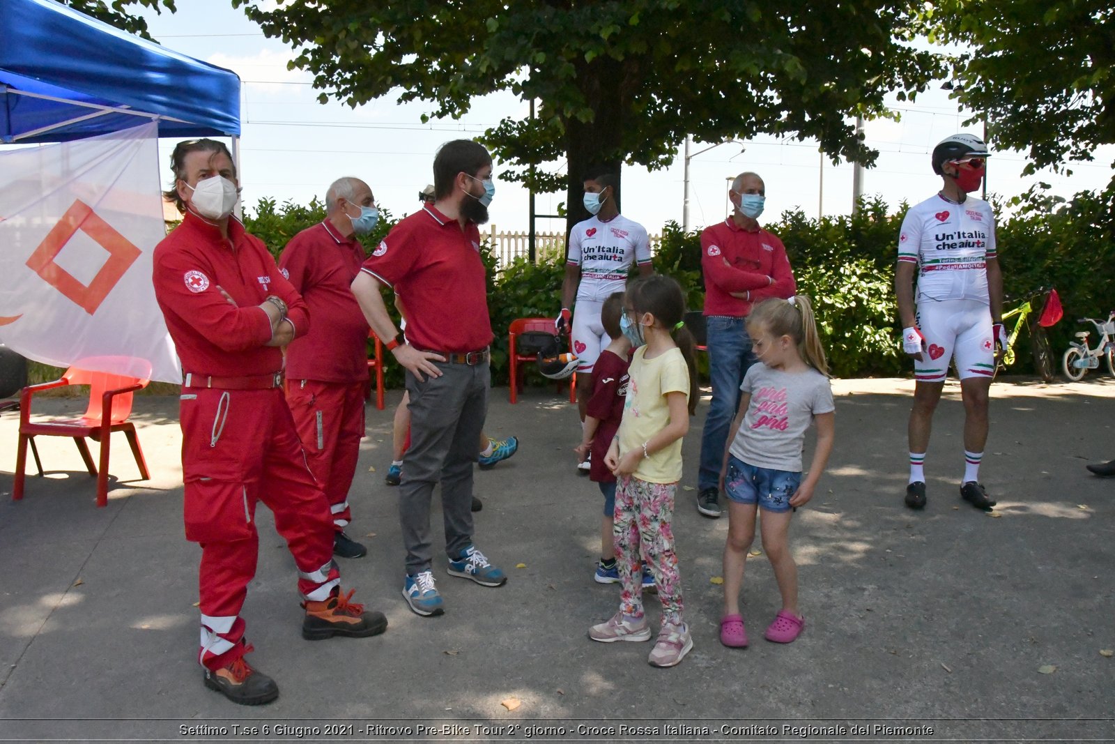 Settimo T.se 6 Giugno 2021 - Ritrovo Pre-Bike Tour 2° giorno - Croce Rossa Italiana - Comitato Regionale del Piemonte