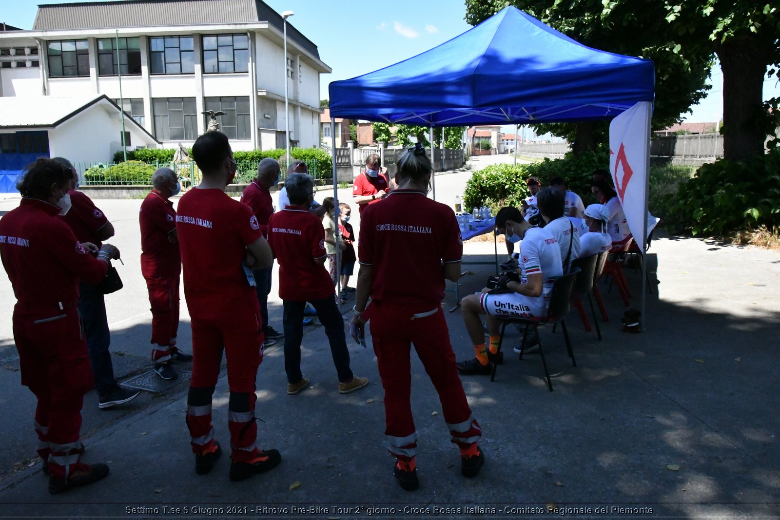 Settimo T.se 6 Giugno 2021 - Ritrovo Pre-Bike Tour 2° giorno - Croce Rossa Italiana - Comitato Regionale del Piemonte