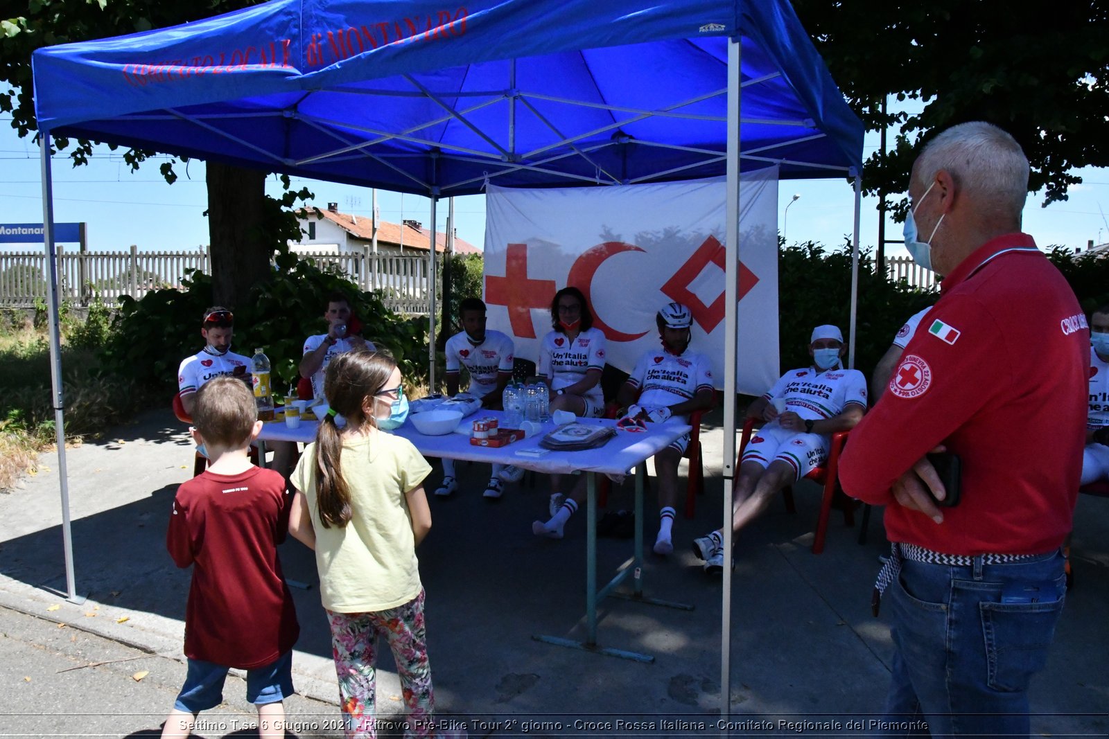 Settimo T.se 6 Giugno 2021 - Ritrovo Pre-Bike Tour 2° giorno - Croce Rossa Italiana - Comitato Regionale del Piemonte