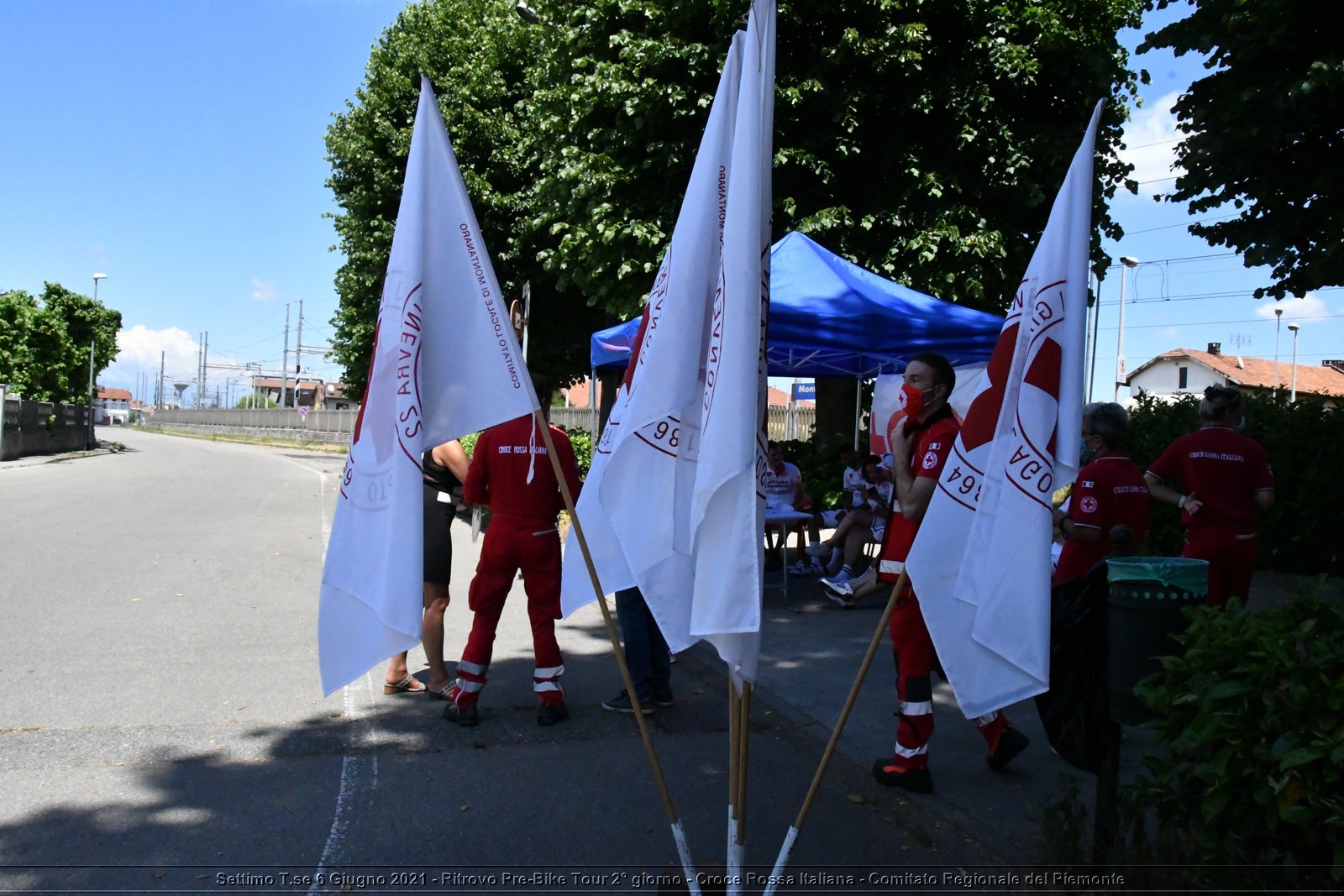 Settimo T.se 6 Giugno 2021 - Ritrovo Pre-Bike Tour 2° giorno - Croce Rossa Italiana - Comitato Regionale del Piemonte