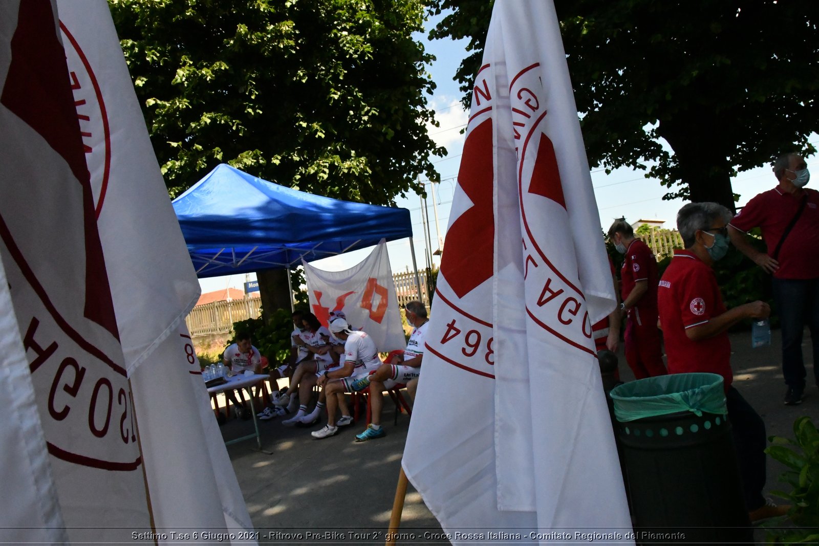 Settimo T.se 6 Giugno 2021 - Ritrovo Pre-Bike Tour 2° giorno - Croce Rossa Italiana - Comitato Regionale del Piemonte