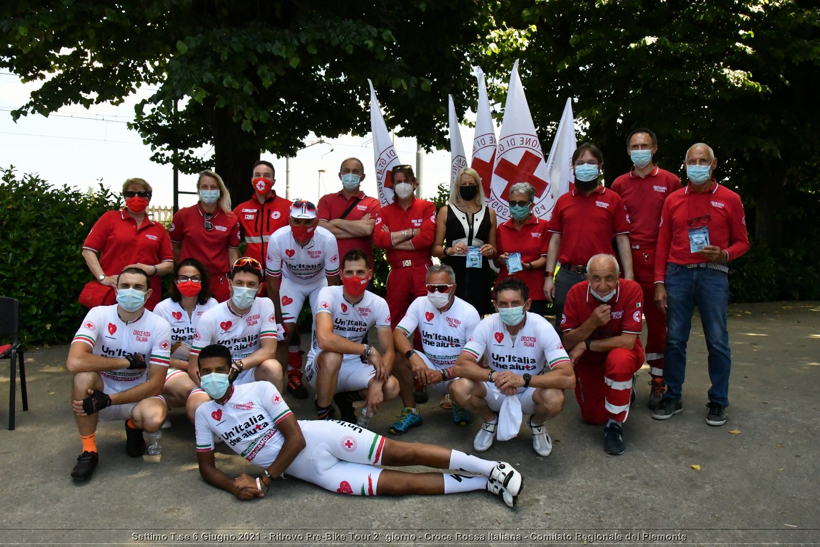 Settimo T.se 6 Giugno 2021 - Ritrovo Pre-Bike Tour 2° giorno - Croce Rossa Italiana - Comitato Regionale del Piemonte