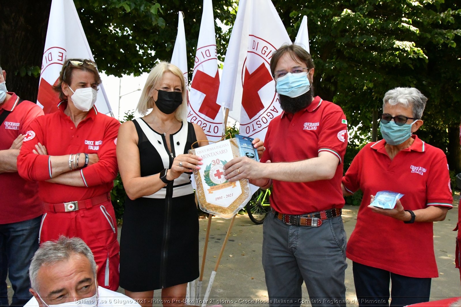 Settimo T.se 6 Giugno 2021 - Ritrovo Pre-Bike Tour 2° giorno - Croce Rossa Italiana - Comitato Regionale del Piemonte