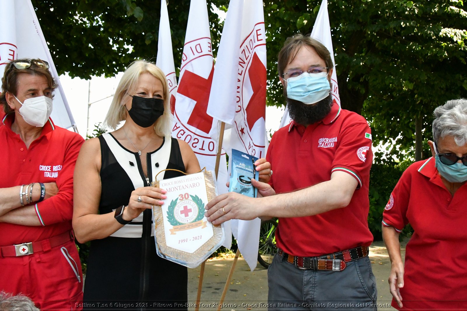 Settimo T.se 6 Giugno 2021 - Ritrovo Pre-Bike Tour 2° giorno - Croce Rossa Italiana - Comitato Regionale del Piemonte