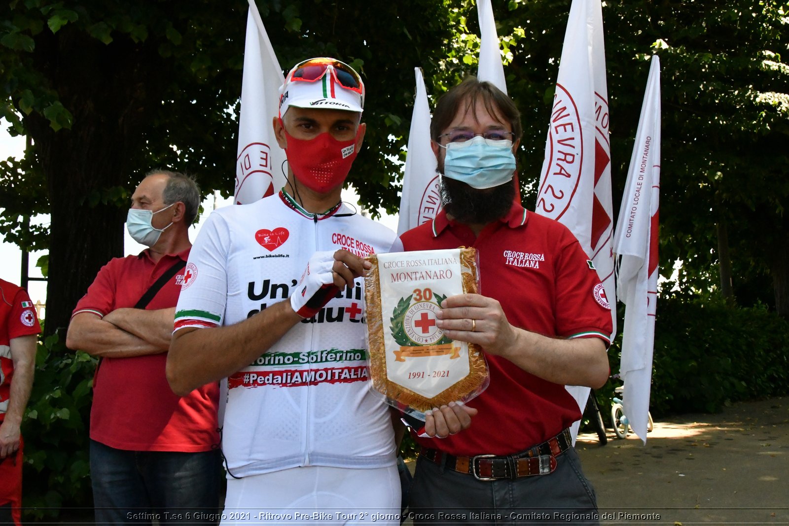 Settimo T.se 6 Giugno 2021 - Ritrovo Pre-Bike Tour 2° giorno - Croce Rossa Italiana - Comitato Regionale del Piemonte