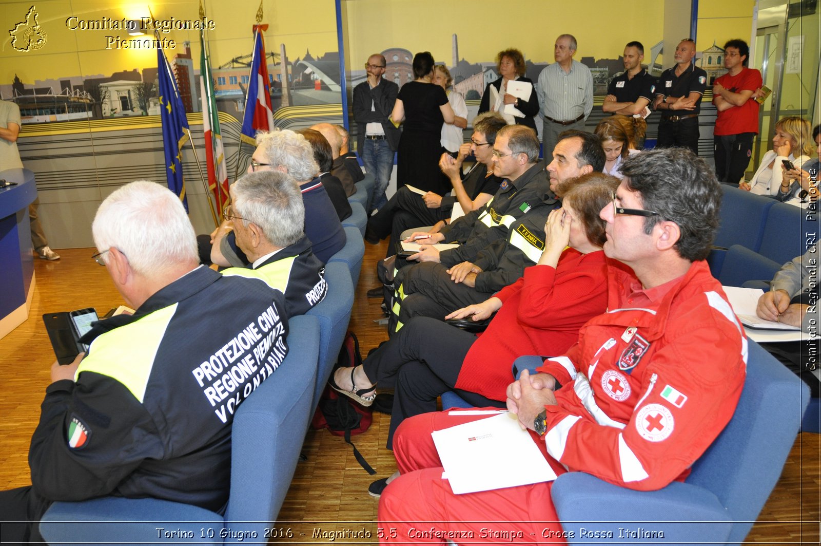 Torino 10 Giugno 2016 - Magnitudo 5,5 Conferenza Stampa - Croce Rossa Italiana- Comitato Regionale del Piemonte