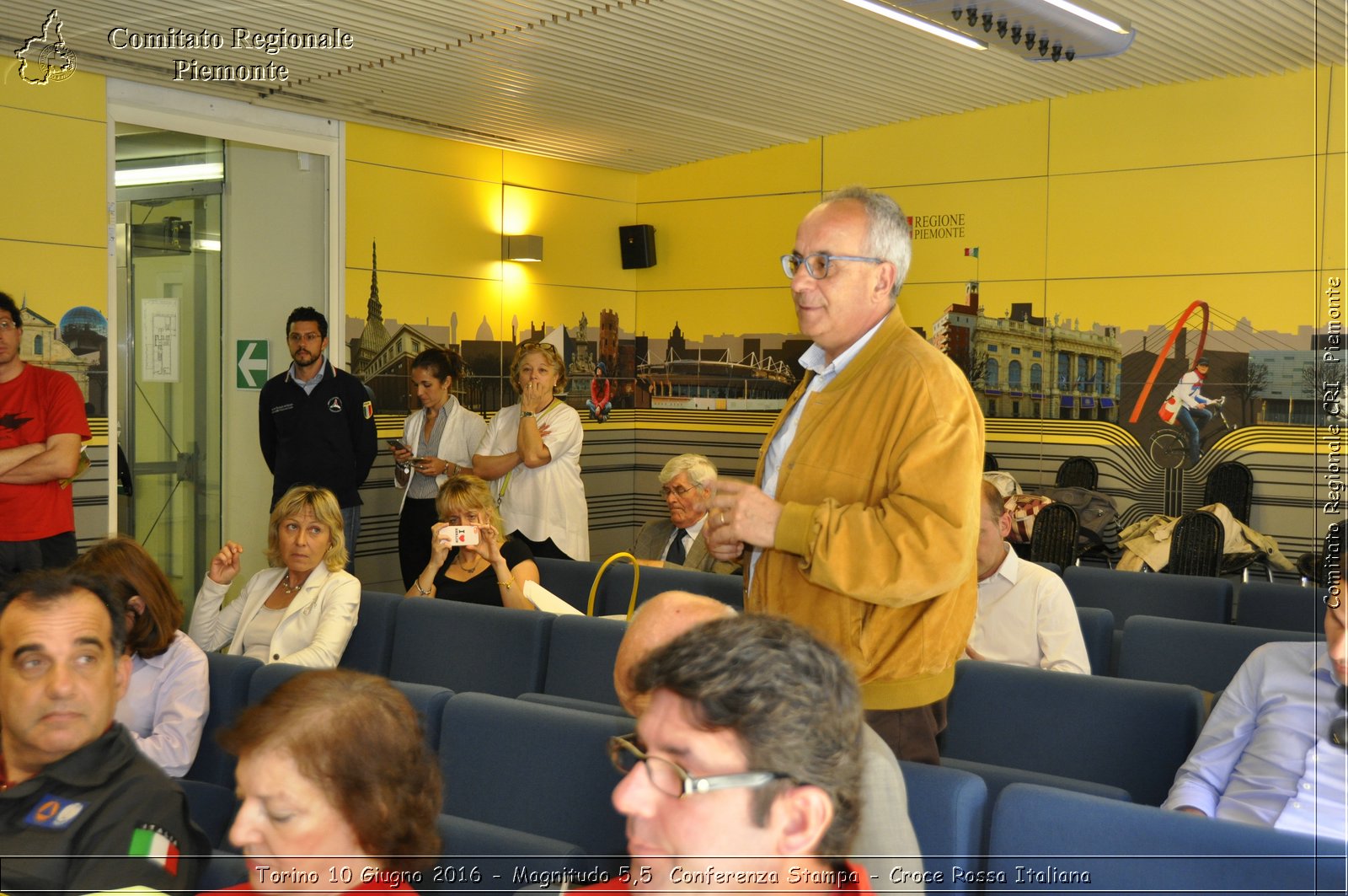 Torino 10 Giugno 2016 - Magnitudo 5,5 Conferenza Stampa - Croce Rossa Italiana- Comitato Regionale del Piemonte