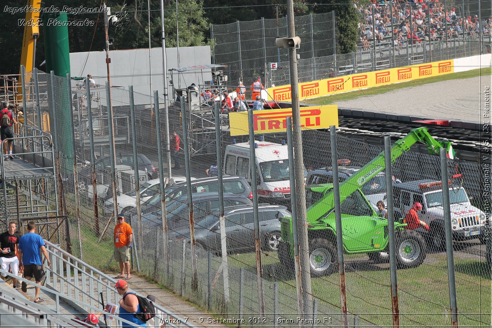 Monza 7 - 9 Settembre 2012 - Gran Premio F1 - Croce Rossa Italiana - Ispettorato Regionale Volontari del Soccorso del Piemonte