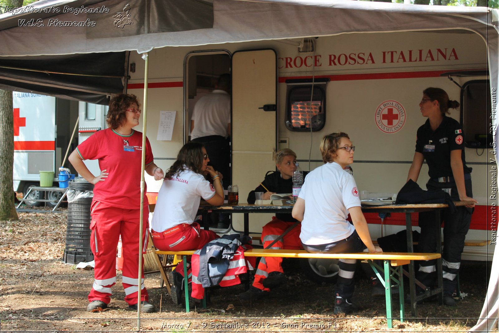 Monza 7 - 9 Settembre 2012 - Gran Premio F1 - Croce Rossa Italiana - Ispettorato Regionale Volontari del Soccorso del Piemonte