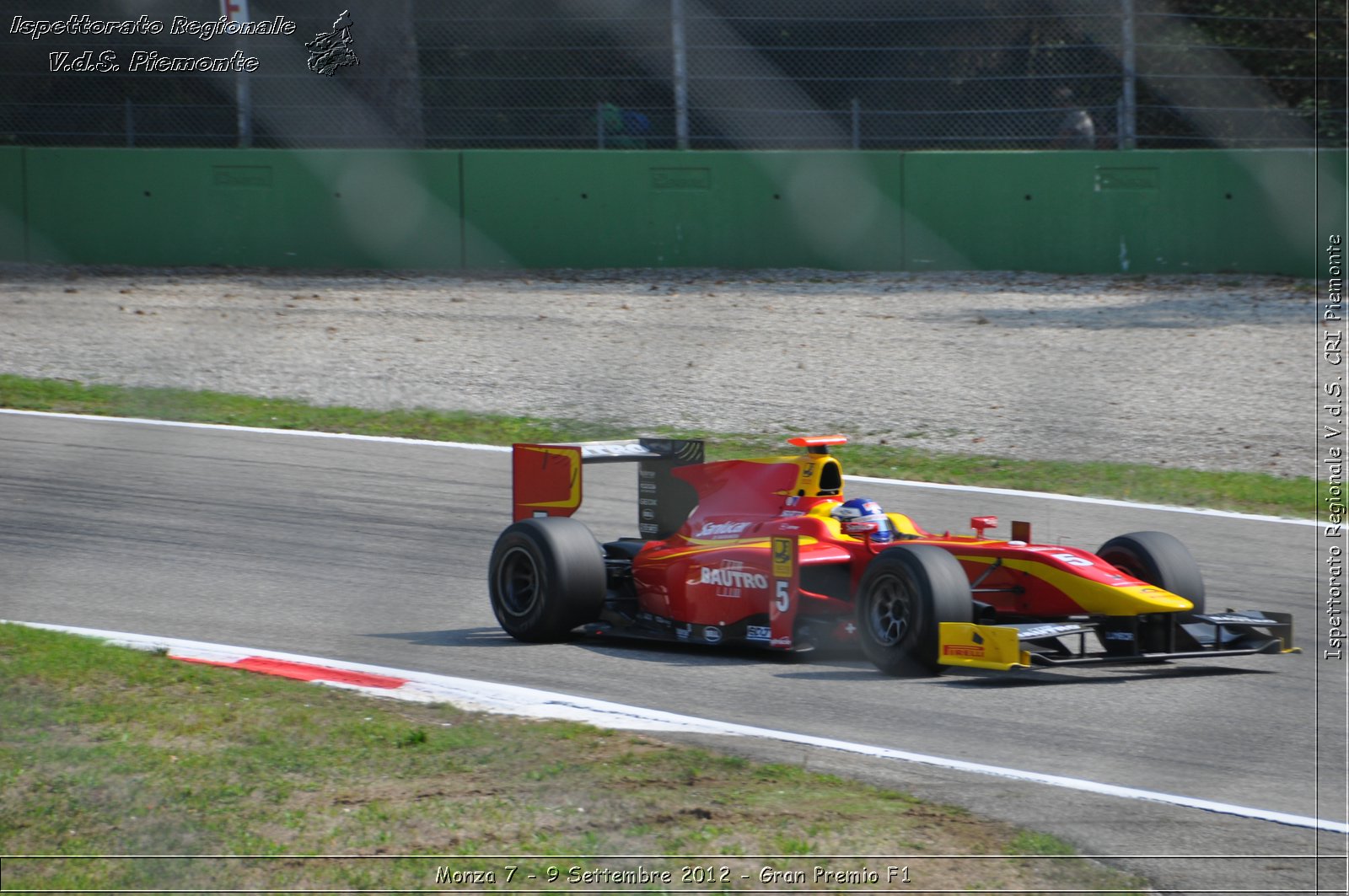 Monza 7 - 9 Settembre 2012 - Gran Premio F1 - Croce Rossa Italiana - Ispettorato Regionale Volontari del Soccorso del Piemonte