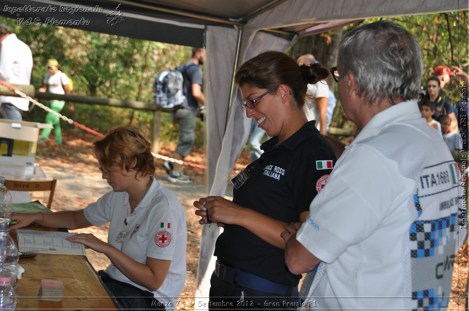 Monza 7 - 9 Settembre 2012 - Gran Premio F1 - Croce Rossa Italiana - Ispettorato Regionale Volontari del Soccorso del Piemonte