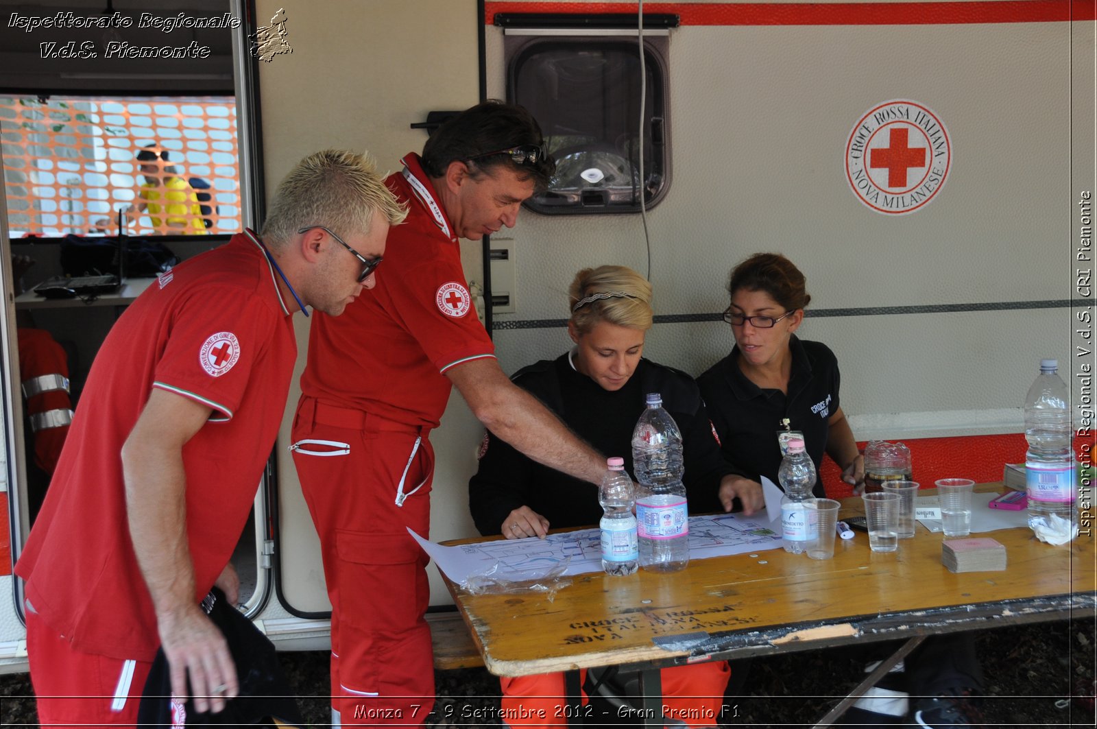 Monza 7 - 9 Settembre 2012 - Gran Premio F1 - Croce Rossa Italiana - Ispettorato Regionale Volontari del Soccorso del Piemonte