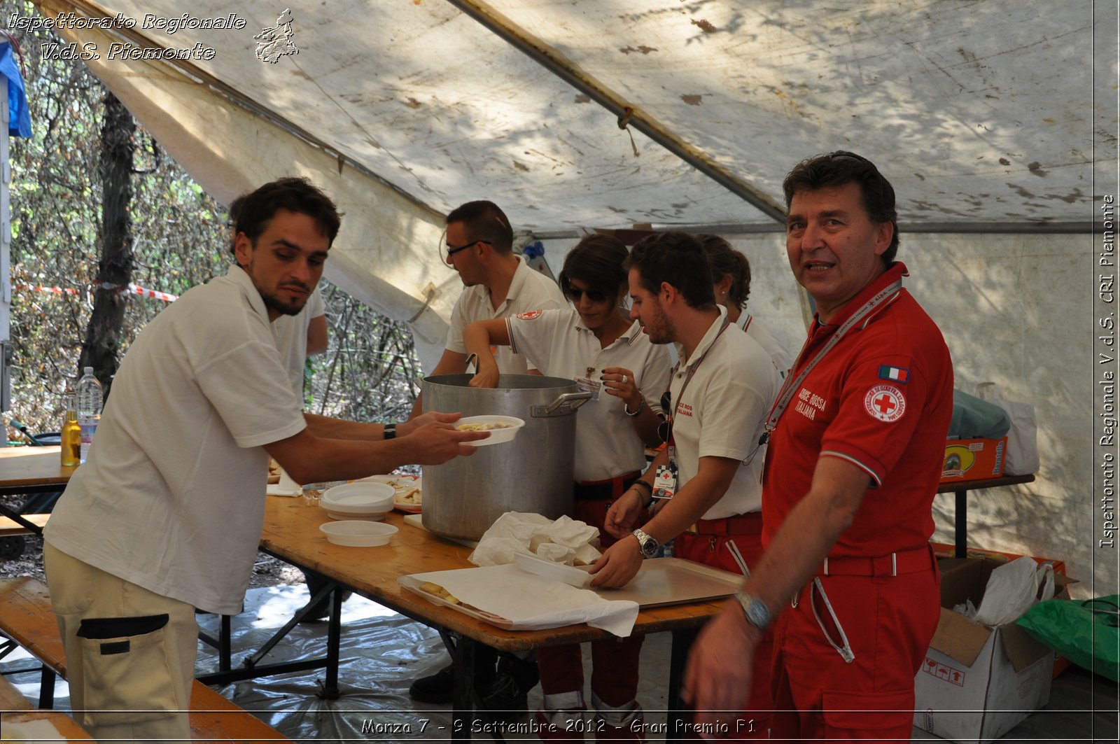 Monza 7 - 9 Settembre 2012 - Gran Premio F1 - Croce Rossa Italiana - Ispettorato Regionale Volontari del Soccorso del Piemonte