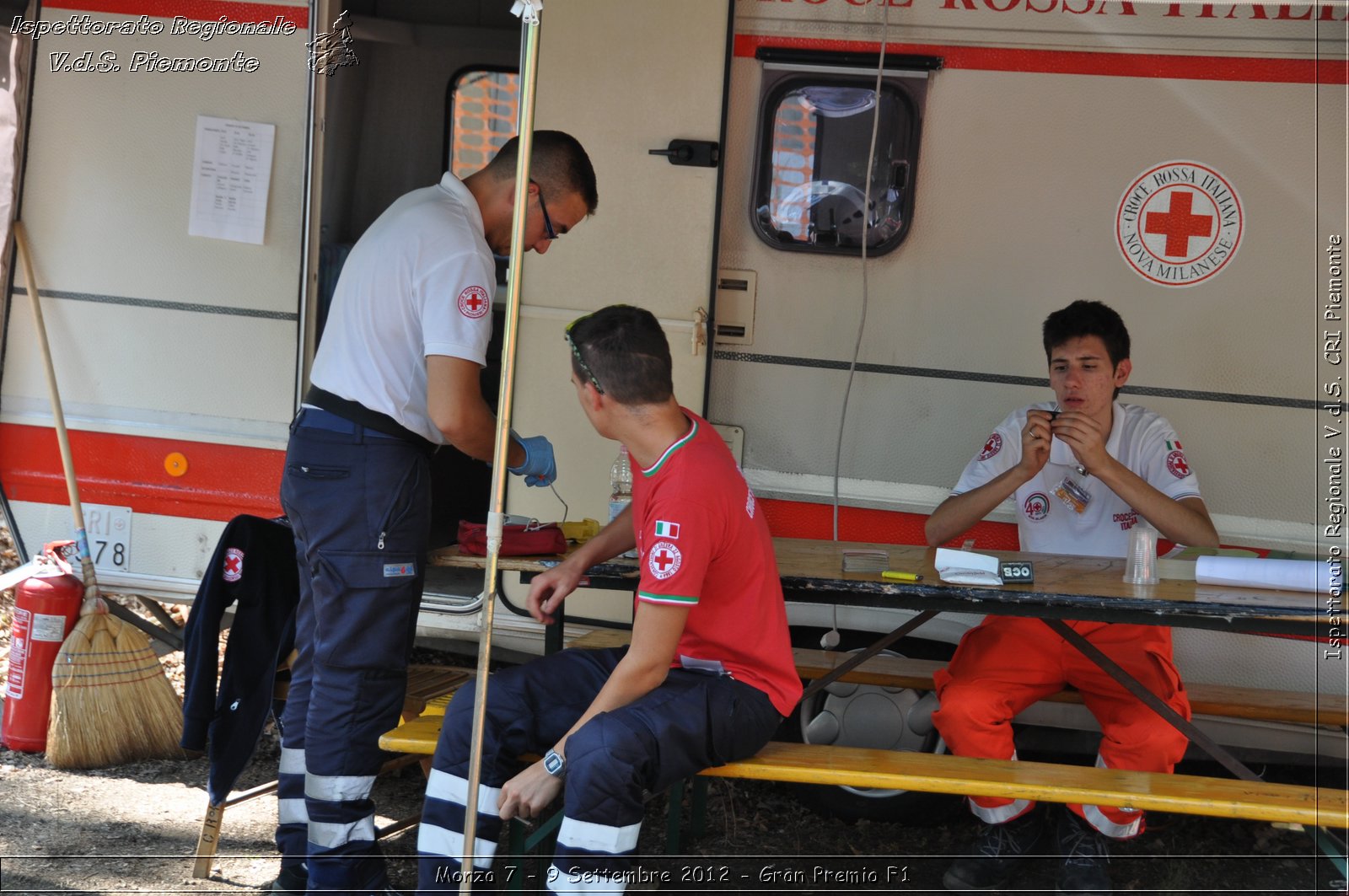 Monza 7 - 9 Settembre 2012 - Gran Premio F1 - Croce Rossa Italiana - Ispettorato Regionale Volontari del Soccorso del Piemonte