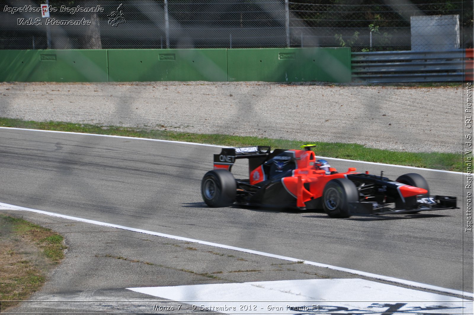 Monza 7 - 9 Settembre 2012 - Gran Premio F1 - Croce Rossa Italiana - Ispettorato Regionale Volontari del Soccorso del Piemonte