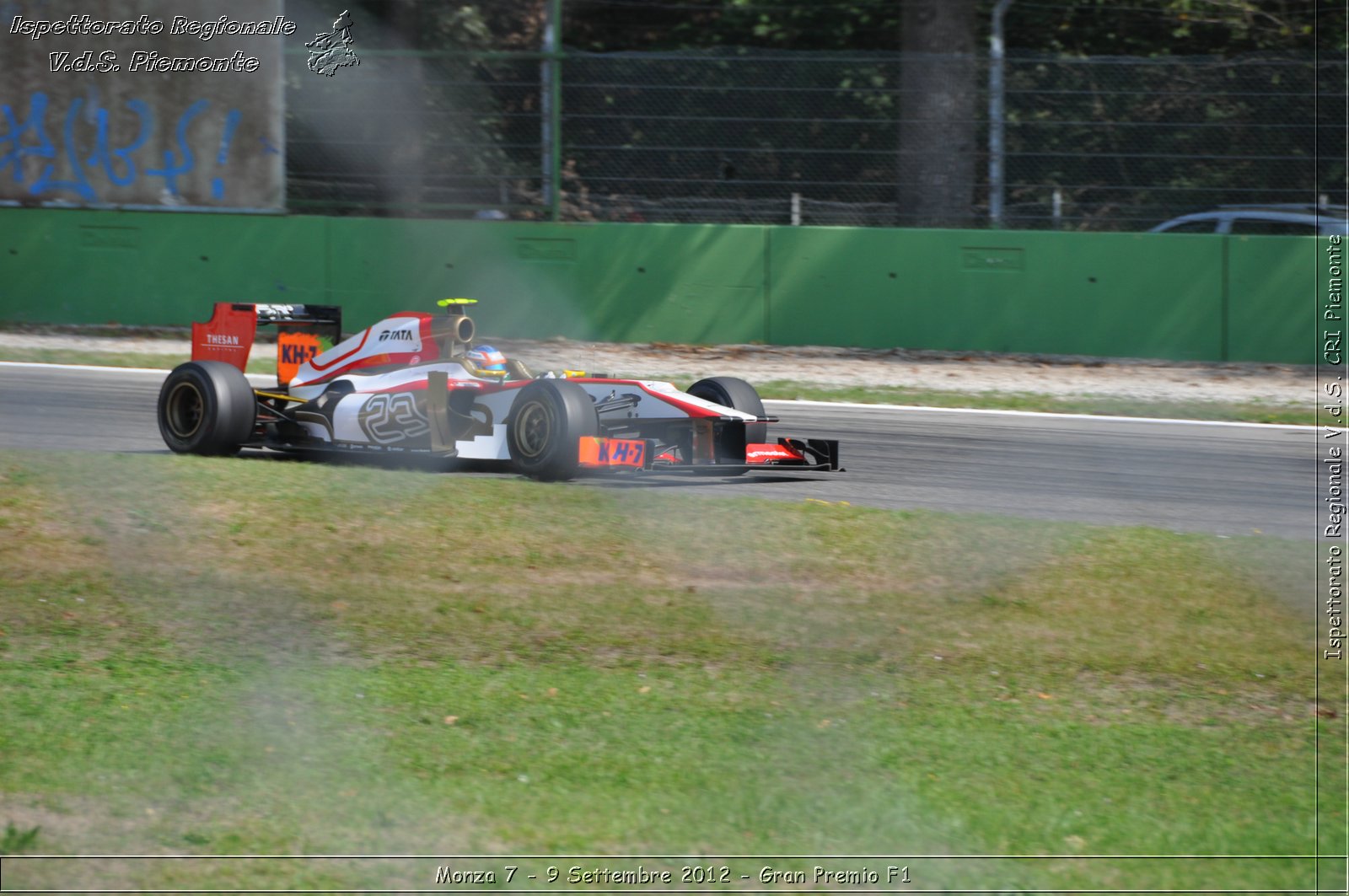 Monza 7 - 9 Settembre 2012 - Gran Premio F1 - Croce Rossa Italiana - Ispettorato Regionale Volontari del Soccorso del Piemonte