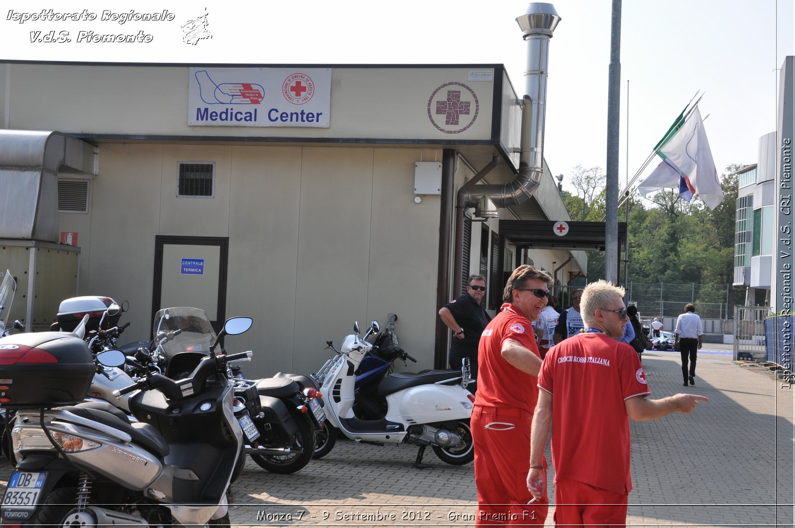 Monza 7 - 9 Settembre 2012 - Gran Premio F1 - Croce Rossa Italiana - Ispettorato Regionale Volontari del Soccorso del Piemonte