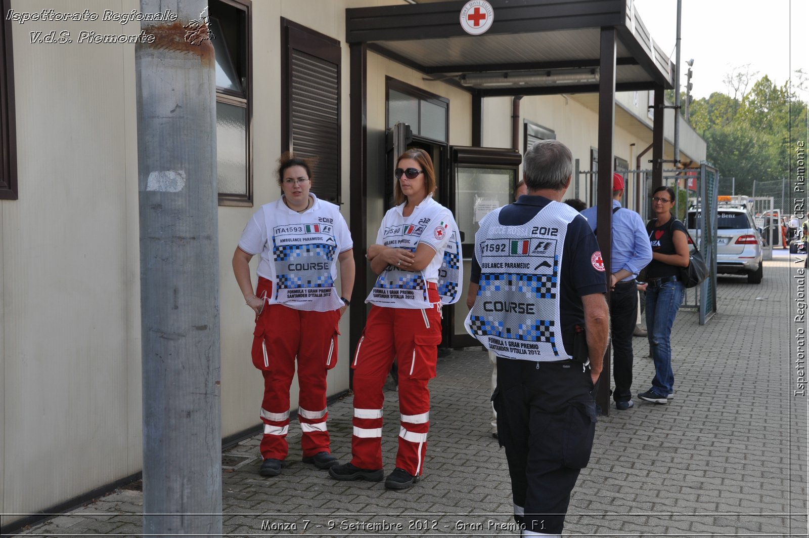 Monza 7 - 9 Settembre 2012 - Gran Premio F1 - Croce Rossa Italiana - Ispettorato Regionale Volontari del Soccorso del Piemonte