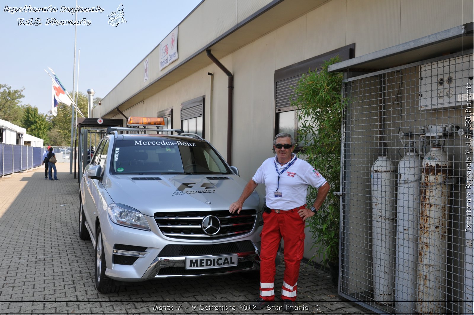 Monza 7 - 9 Settembre 2012 - Gran Premio F1 - Croce Rossa Italiana - Ispettorato Regionale Volontari del Soccorso del Piemonte