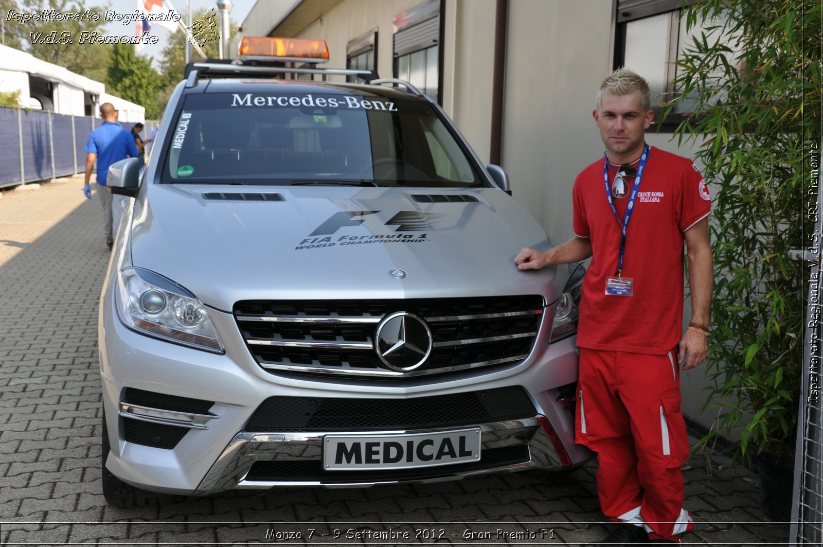 Monza 7 - 9 Settembre 2012 - Gran Premio F1 - Croce Rossa Italiana - Ispettorato Regionale Volontari del Soccorso del Piemonte