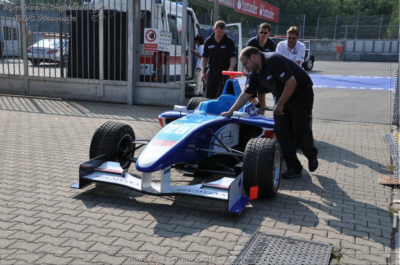 Monza 7 - 9 Settembre 2012 - Gran Premio F1 - Croce Rossa Italiana - Ispettorato Regionale Volontari del Soccorso del Piemonte