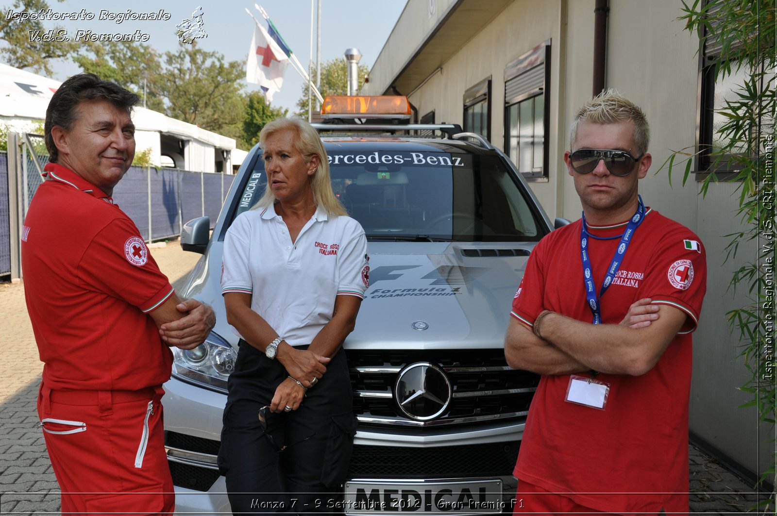 Monza 7 - 9 Settembre 2012 - Gran Premio F1 - Croce Rossa Italiana - Ispettorato Regionale Volontari del Soccorso del Piemonte