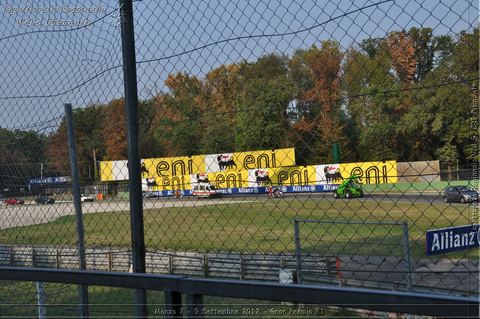 Monza 7 - 9 Settembre 2012 - Gran Premio F1 - Croce Rossa Italiana - Ispettorato Regionale Volontari del Soccorso del Piemonte