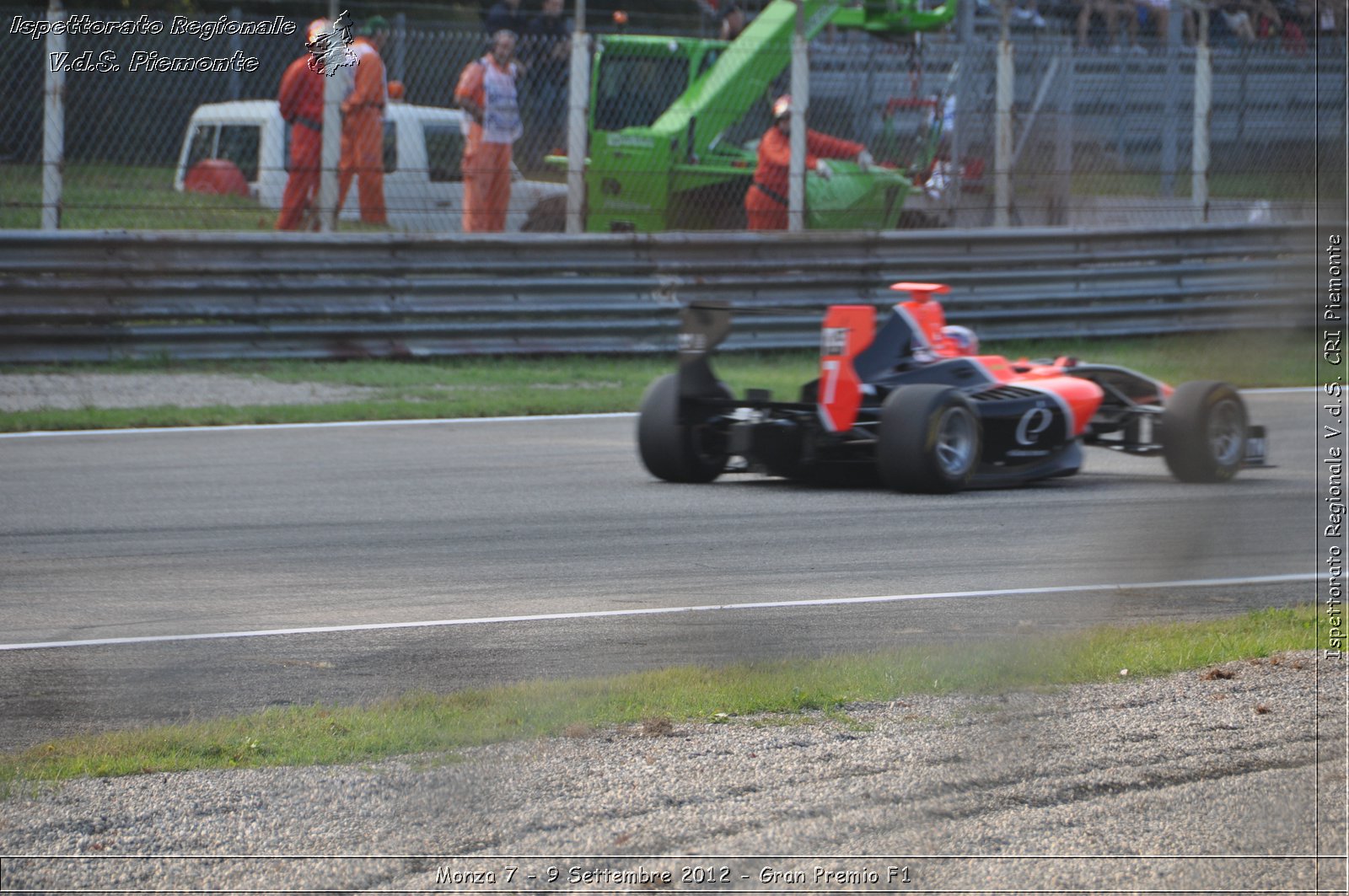 Monza 7 - 9 Settembre 2012 - Gran Premio F1 - Croce Rossa Italiana - Ispettorato Regionale Volontari del Soccorso del Piemonte