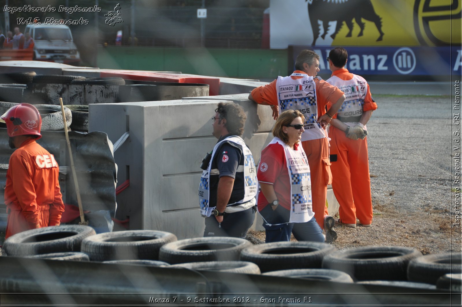 Monza 7 - 9 Settembre 2012 - Gran Premio F1 - Croce Rossa Italiana - Ispettorato Regionale Volontari del Soccorso del Piemonte