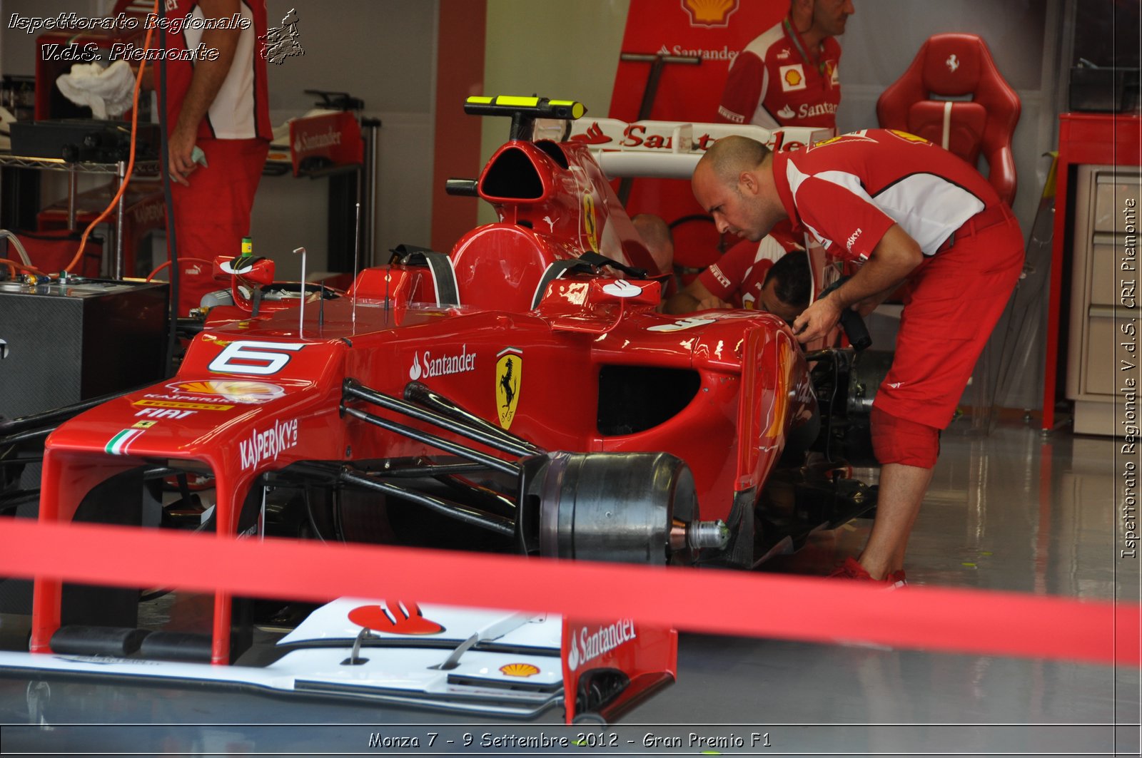 Monza 7 - 9 Settembre 2012 - Gran Premio F1 - Croce Rossa Italiana - Ispettorato Regionale Volontari del Soccorso del Piemonte