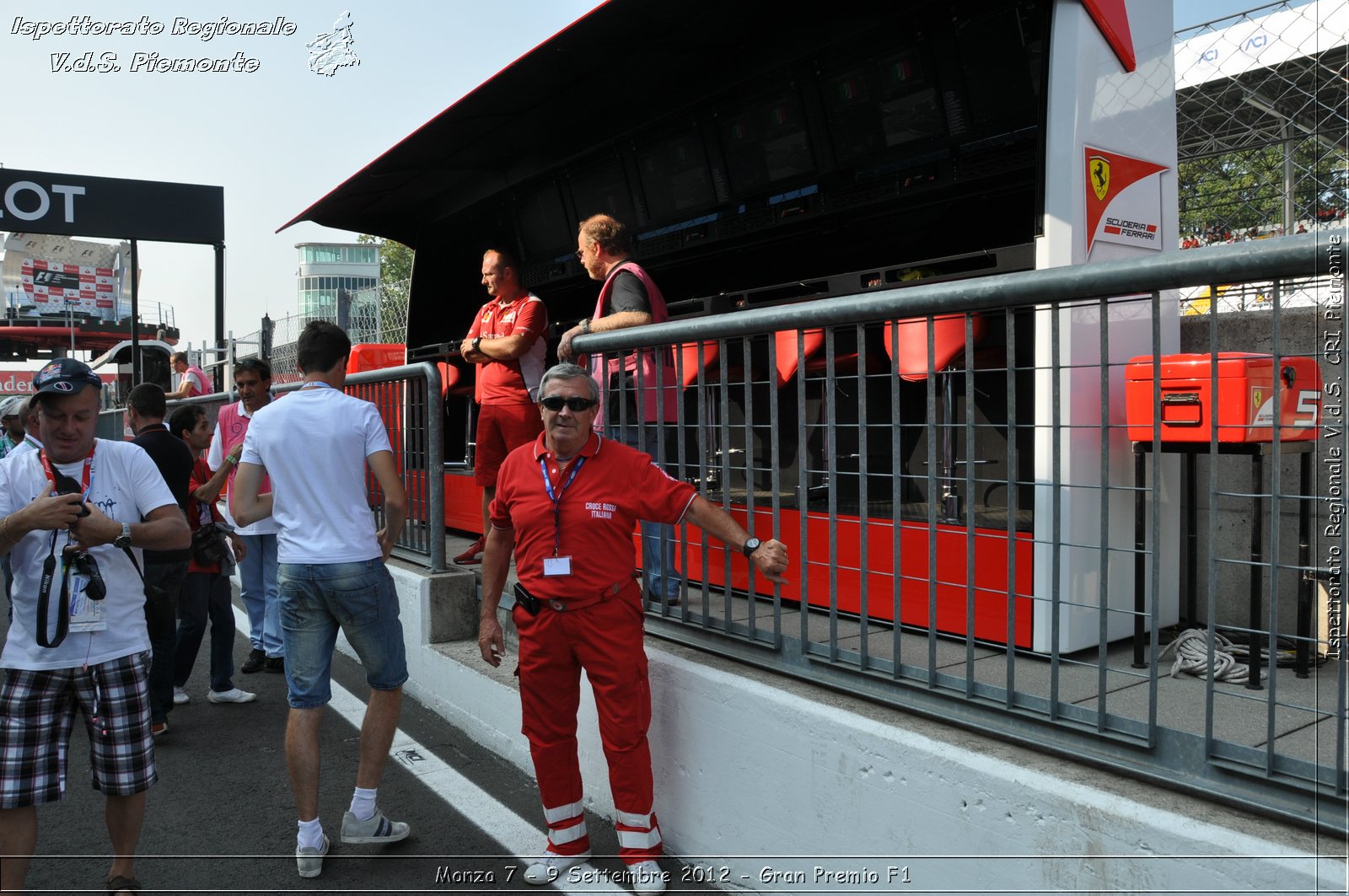 Monza 7 - 9 Settembre 2012 - Gran Premio F1 - Croce Rossa Italiana - Ispettorato Regionale Volontari del Soccorso del Piemonte