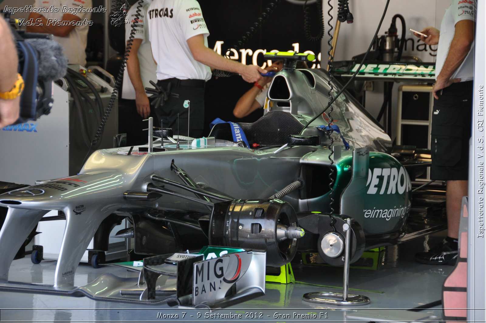 Monza 7 - 9 Settembre 2012 - Gran Premio F1 - Croce Rossa Italiana - Ispettorato Regionale Volontari del Soccorso del Piemonte