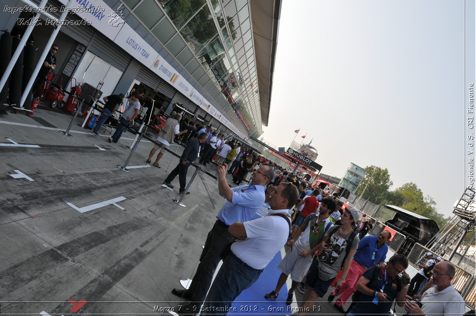 Monza 7 - 9 Settembre 2012 - Gran Premio F1 - Croce Rossa Italiana - Ispettorato Regionale Volontari del Soccorso del Piemonte