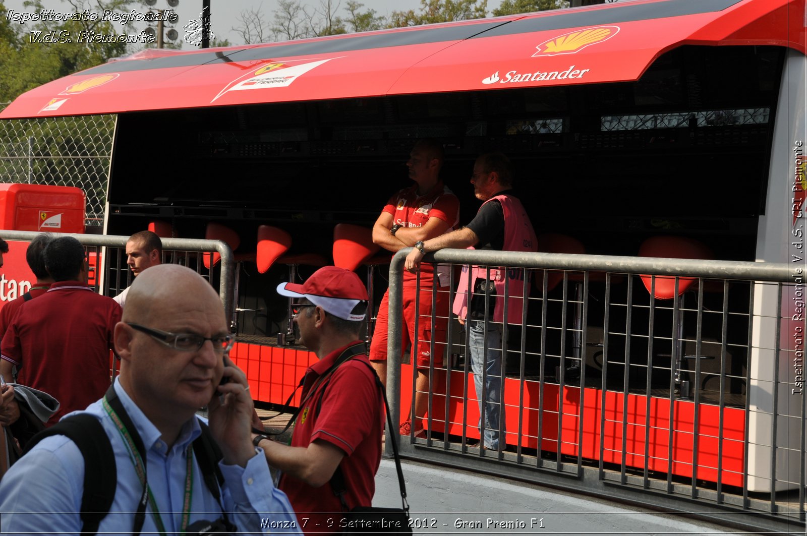 Monza 7 - 9 Settembre 2012 - Gran Premio F1 - Croce Rossa Italiana - Ispettorato Regionale Volontari del Soccorso del Piemonte