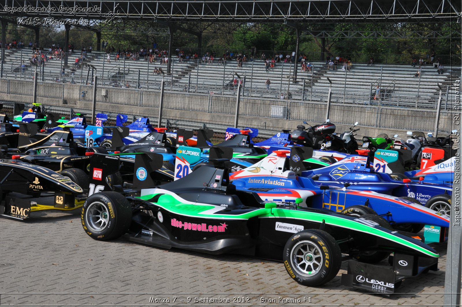 Monza 7 - 9 Settembre 2012 - Gran Premio F1 - Croce Rossa Italiana - Ispettorato Regionale Volontari del Soccorso del Piemonte