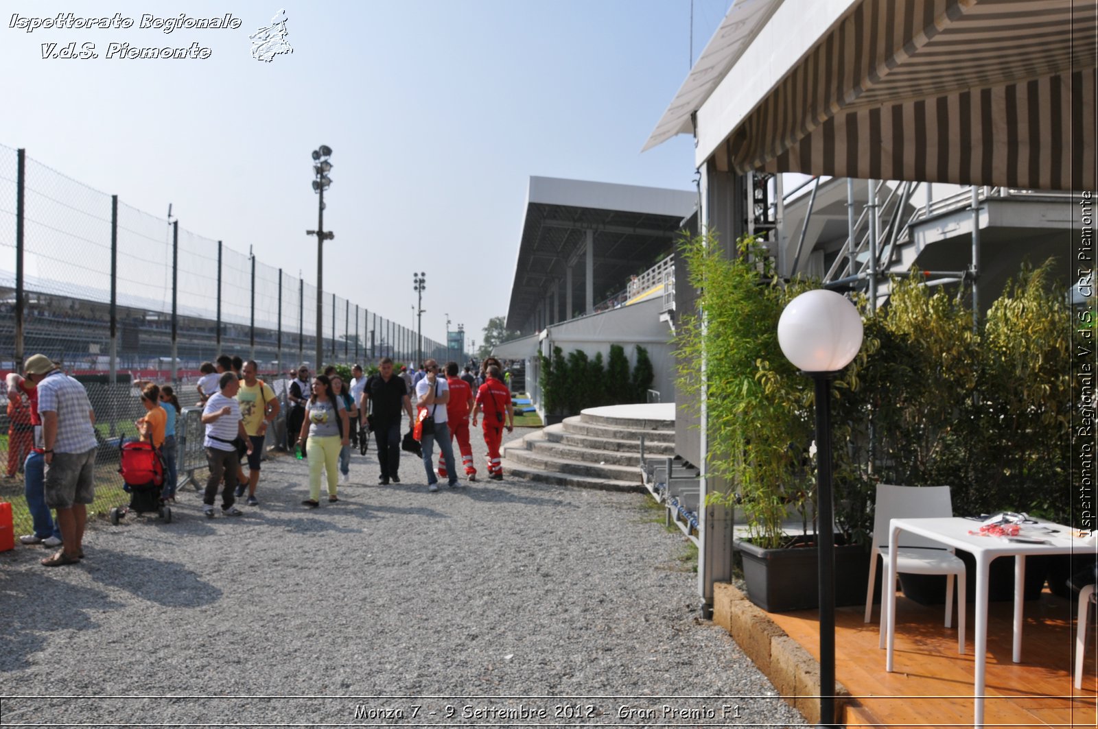 Monza 7 - 9 Settembre 2012 - Gran Premio F1 - Croce Rossa Italiana - Ispettorato Regionale Volontari del Soccorso del Piemonte