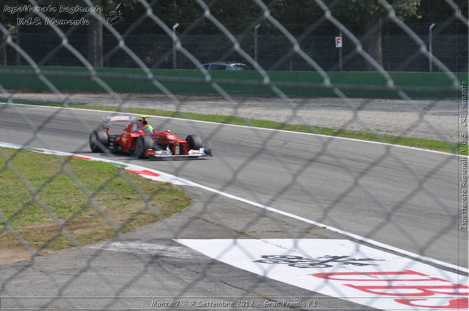 Monza 7 - 9 Settembre 2012 - Gran Premio F1 - Croce Rossa Italiana - Ispettorato Regionale Volontari del Soccorso del Piemonte