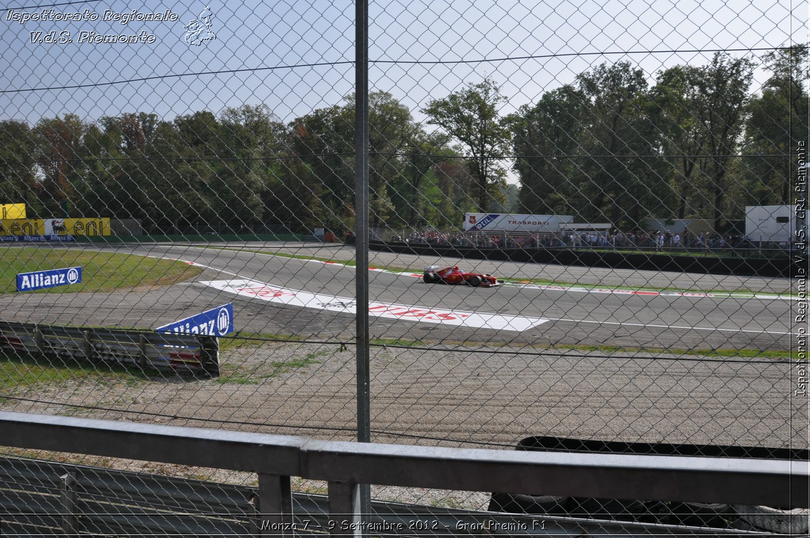 Monza 7 - 9 Settembre 2012 - Gran Premio F1 - Croce Rossa Italiana - Ispettorato Regionale Volontari del Soccorso del Piemonte