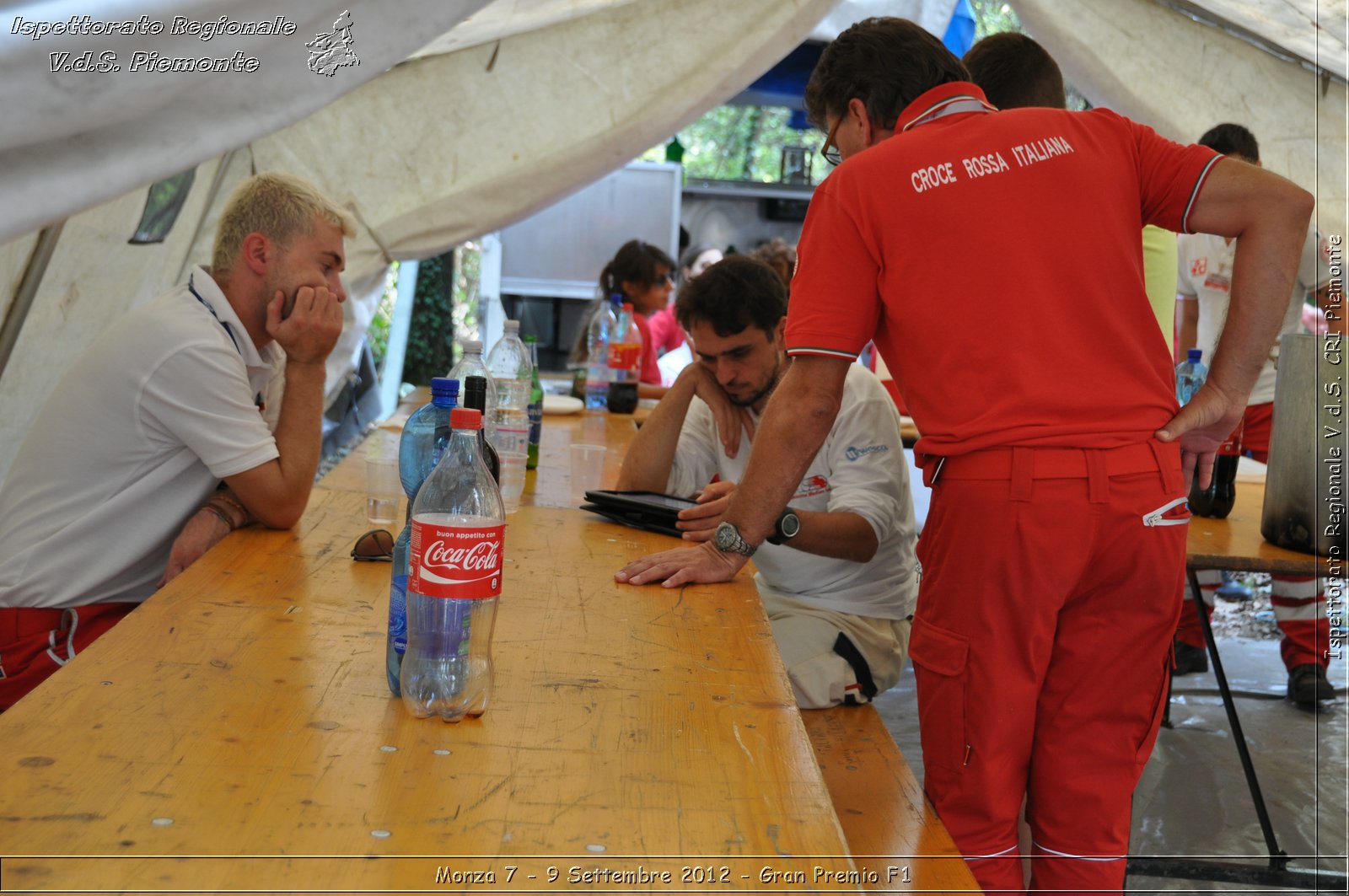 Monza 7 - 9 Settembre 2012 - Gran Premio F1 - Croce Rossa Italiana - Ispettorato Regionale Volontari del Soccorso del Piemonte