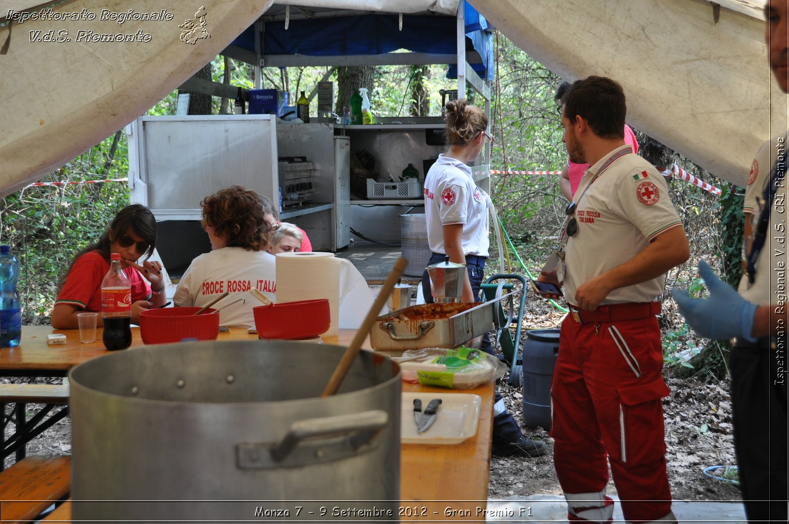 Monza 7 - 9 Settembre 2012 - Gran Premio F1 - Croce Rossa Italiana - Ispettorato Regionale Volontari del Soccorso del Piemonte