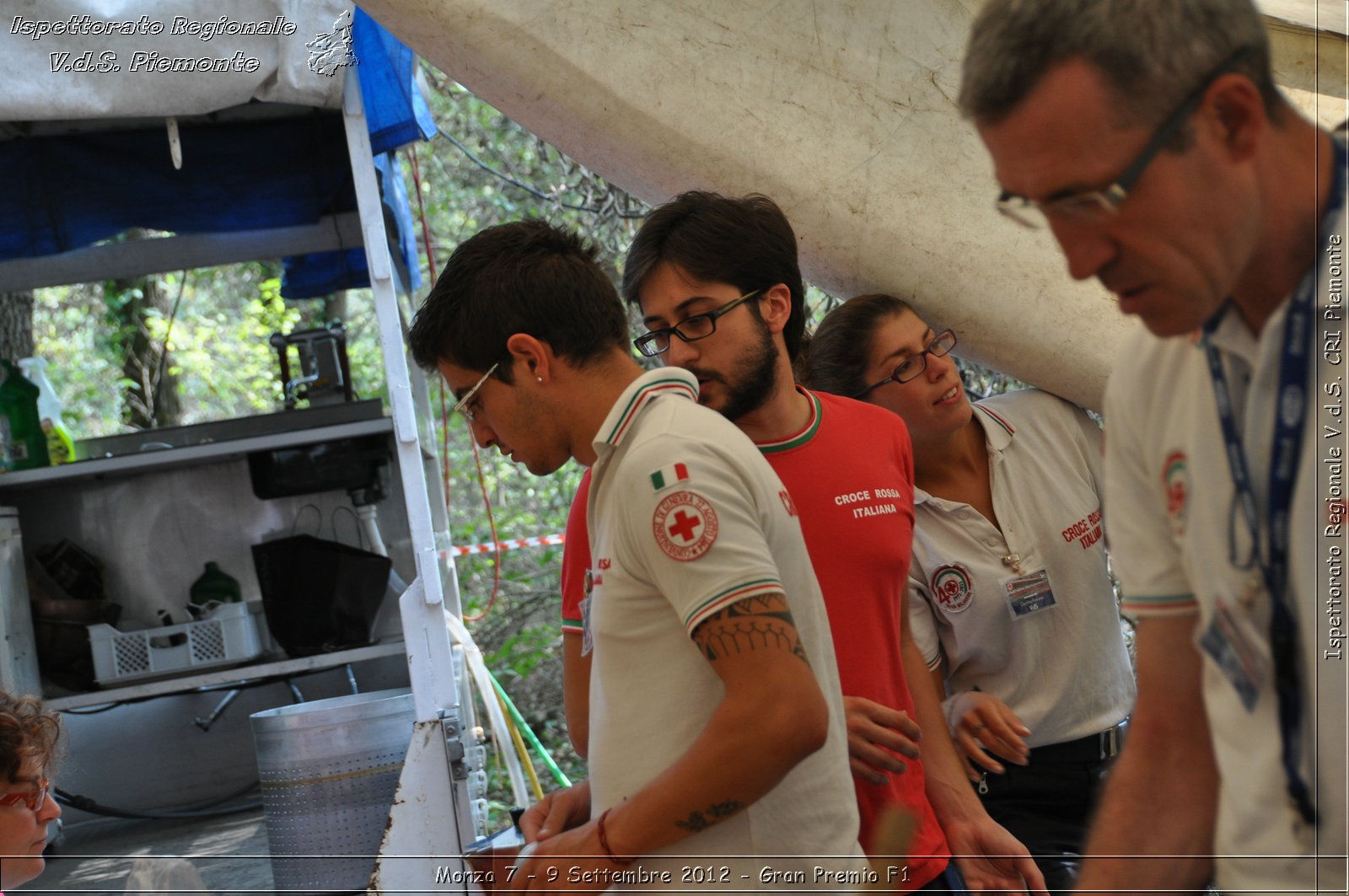 Monza 7 - 9 Settembre 2012 - Gran Premio F1 - Croce Rossa Italiana - Ispettorato Regionale Volontari del Soccorso del Piemonte