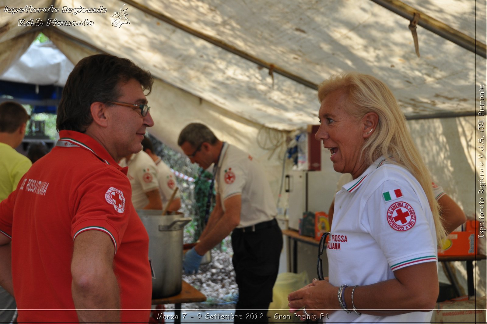 Monza 7 - 9 Settembre 2012 - Gran Premio F1 - Croce Rossa Italiana - Ispettorato Regionale Volontari del Soccorso del Piemonte