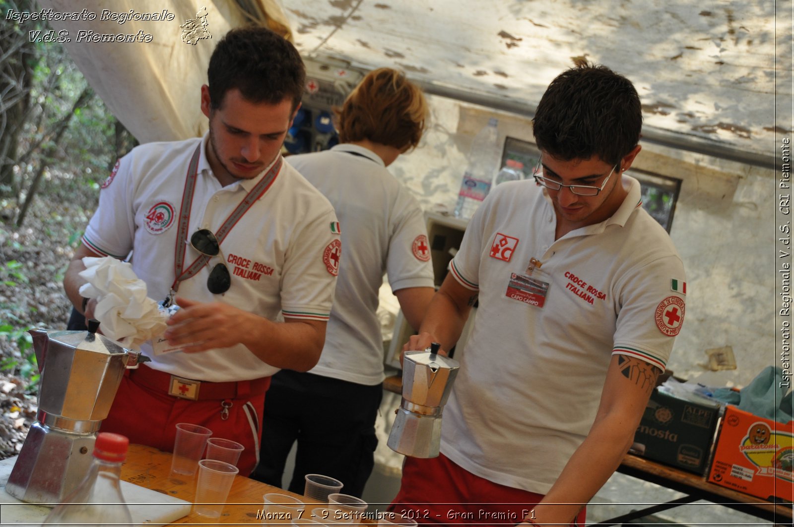 Monza 7 - 9 Settembre 2012 - Gran Premio F1 - Croce Rossa Italiana - Ispettorato Regionale Volontari del Soccorso del Piemonte