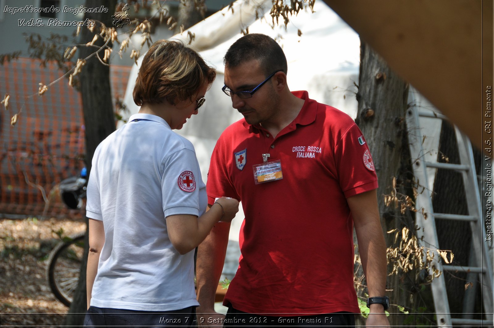 Monza 7 - 9 Settembre 2012 - Gran Premio F1 - Croce Rossa Italiana - Ispettorato Regionale Volontari del Soccorso del Piemonte