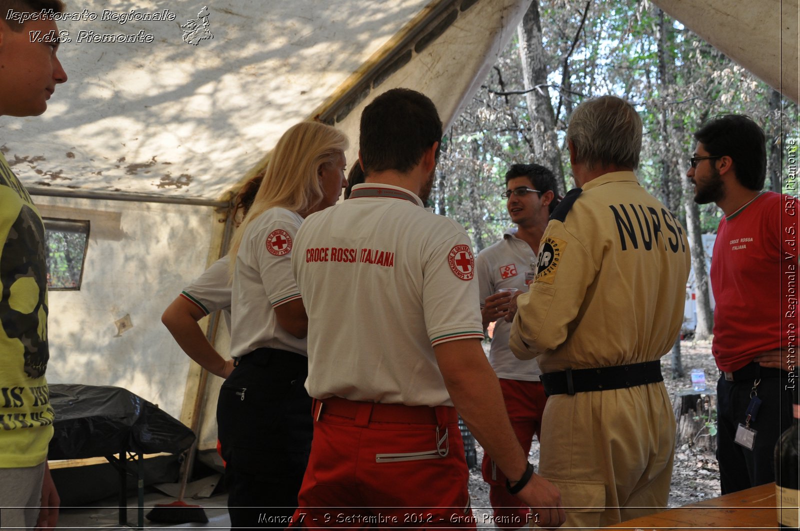 Monza 7 - 9 Settembre 2012 - Gran Premio F1 - Croce Rossa Italiana - Ispettorato Regionale Volontari del Soccorso del Piemonte