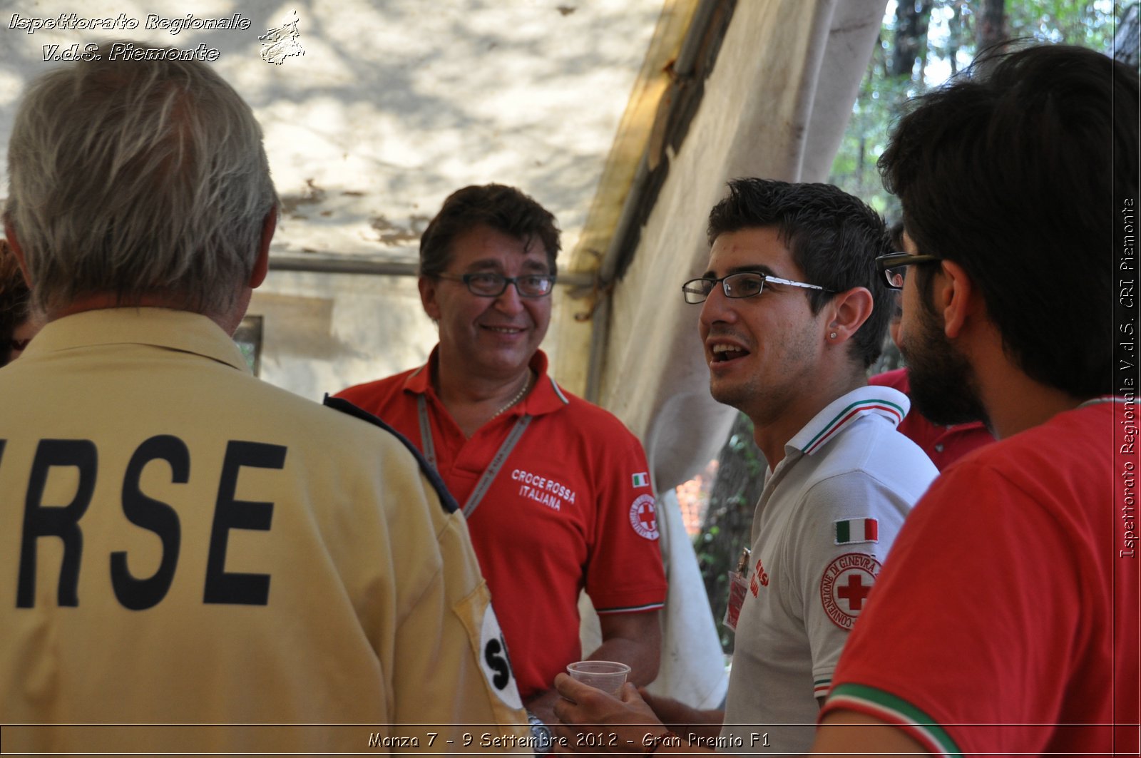 Monza 7 - 9 Settembre 2012 - Gran Premio F1 - Croce Rossa Italiana - Ispettorato Regionale Volontari del Soccorso del Piemonte