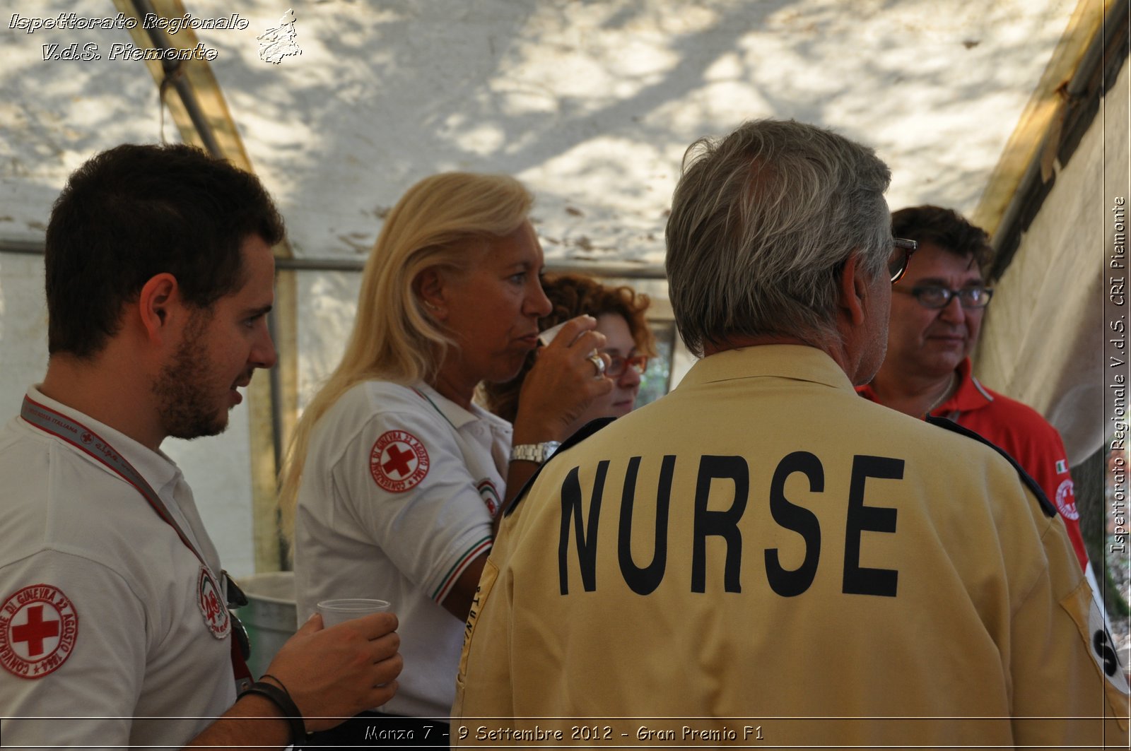 Monza 7 - 9 Settembre 2012 - Gran Premio F1 - Croce Rossa Italiana - Ispettorato Regionale Volontari del Soccorso del Piemonte