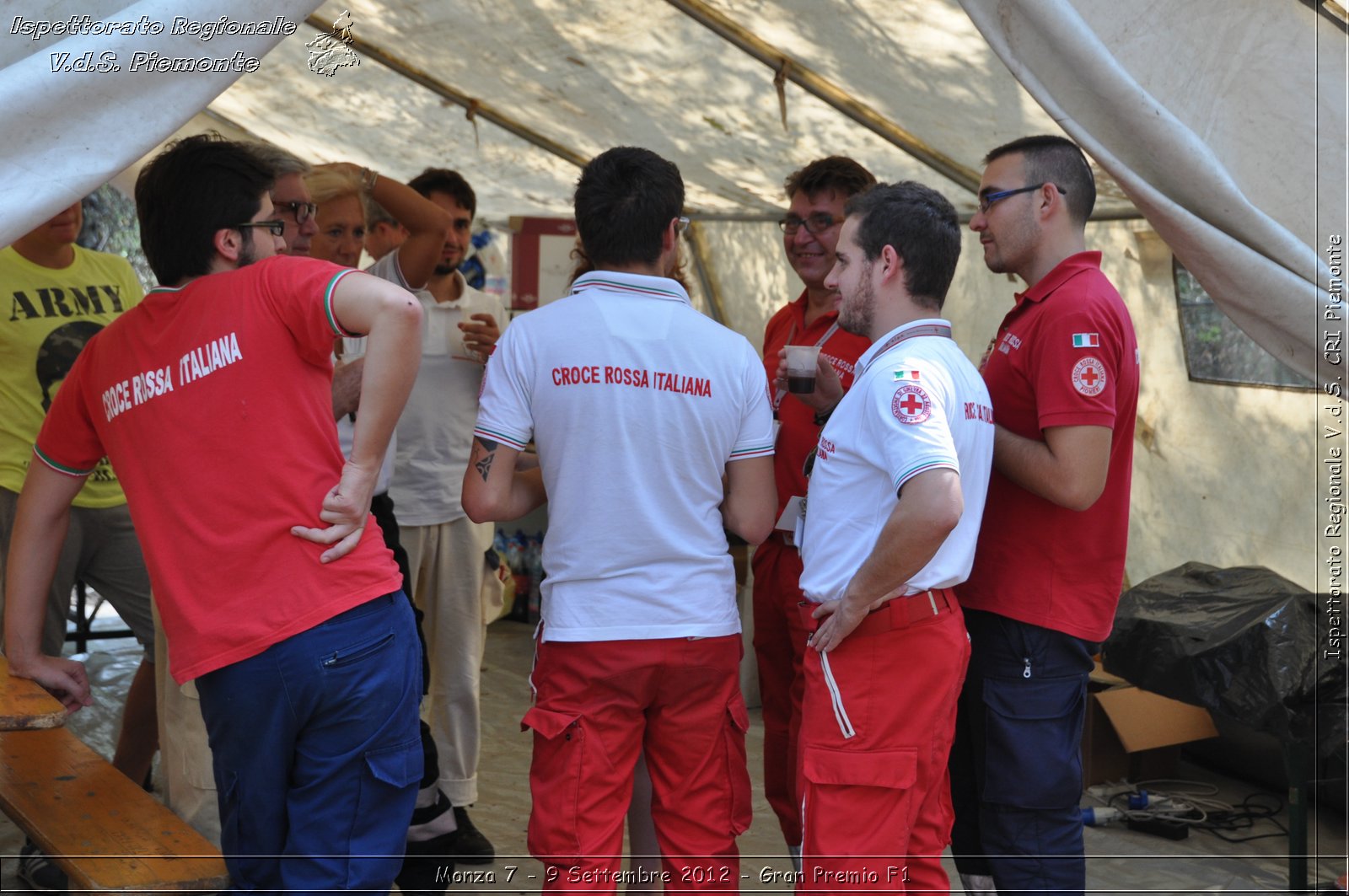 Monza 7 - 9 Settembre 2012 - Gran Premio F1 - Croce Rossa Italiana - Ispettorato Regionale Volontari del Soccorso del Piemonte