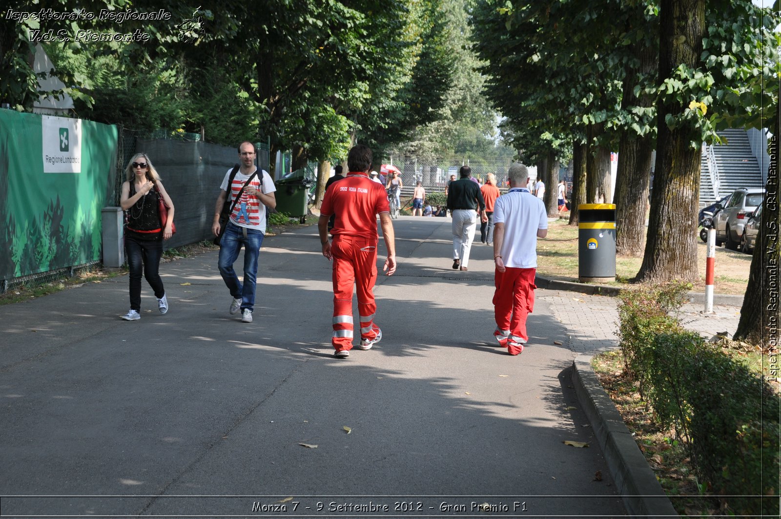 Monza 7 - 9 Settembre 2012 - Gran Premio F1 - Croce Rossa Italiana - Ispettorato Regionale Volontari del Soccorso del Piemonte