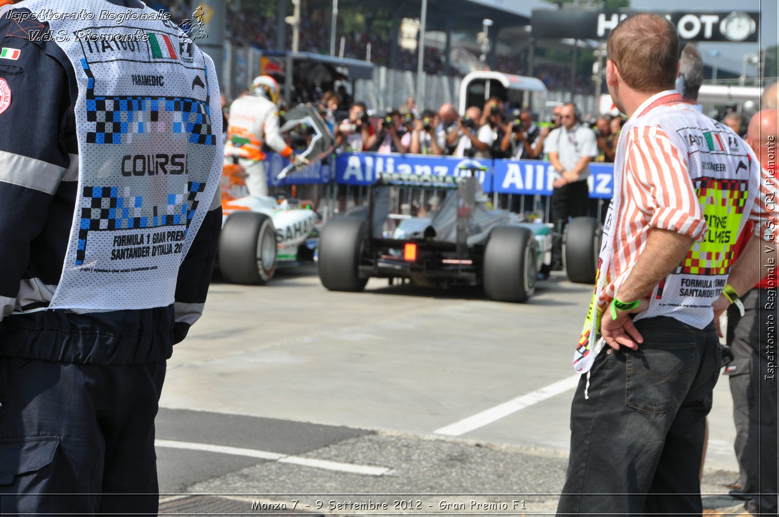 Monza 7 - 9 Settembre 2012 - Gran Premio F1 - Croce Rossa Italiana - Ispettorato Regionale Volontari del Soccorso del Piemonte